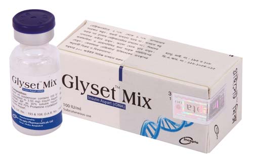 Picture of Glyset Mix 3 ml Vial